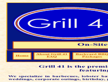 Tablet Screenshot of grill41.com